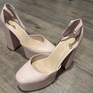 Rose pink Madden Girl Dion Platform Pumps